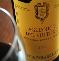 2012 Aglianico del Vulture from D'Angelo Winery
